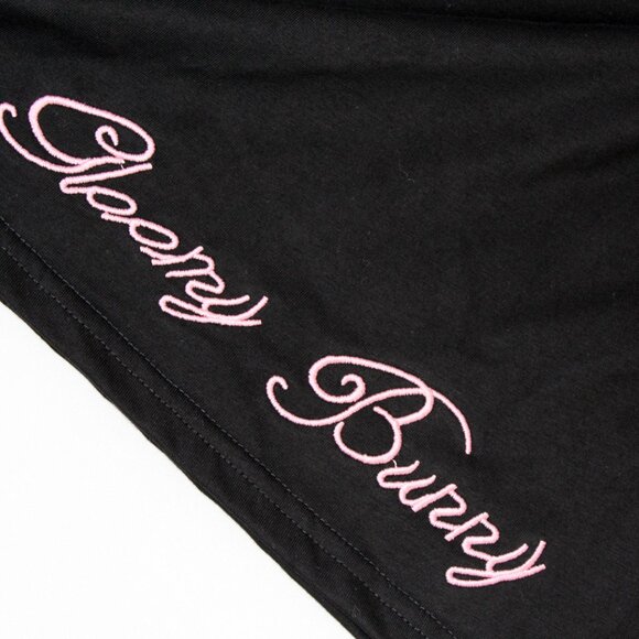 Gloomy Bunny 2-Piece Kawaii Dress Set Graphic Tee Spaghetti Strap Cartoon Dress - Picture 8 of 8